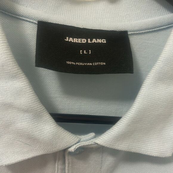 Jared Lang Collared Polo Shirt size Large - Picture 4 of 12